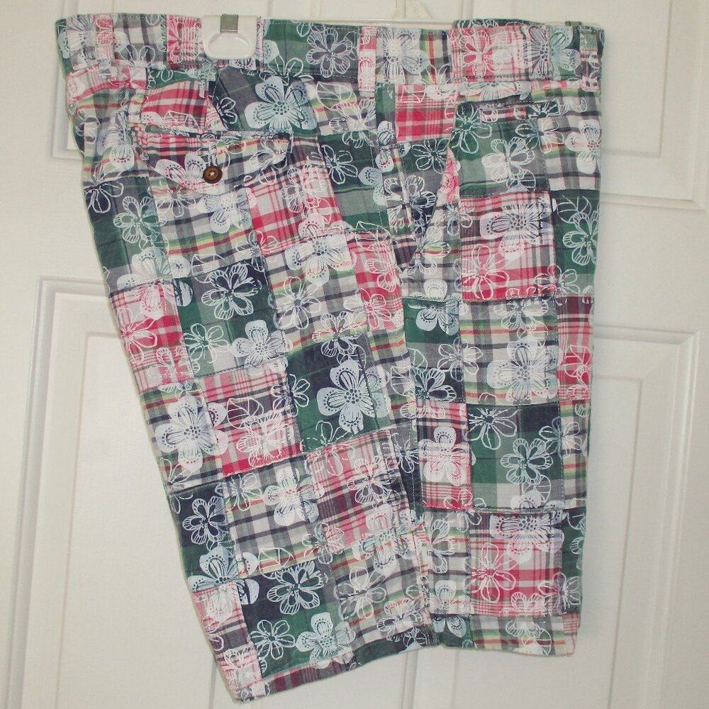 Charleston Threads Mens Multicolor Cotton Bermuda Golf Short Pant - Size 38W